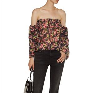 Walter Baker printed Off the Shoulder Blouse